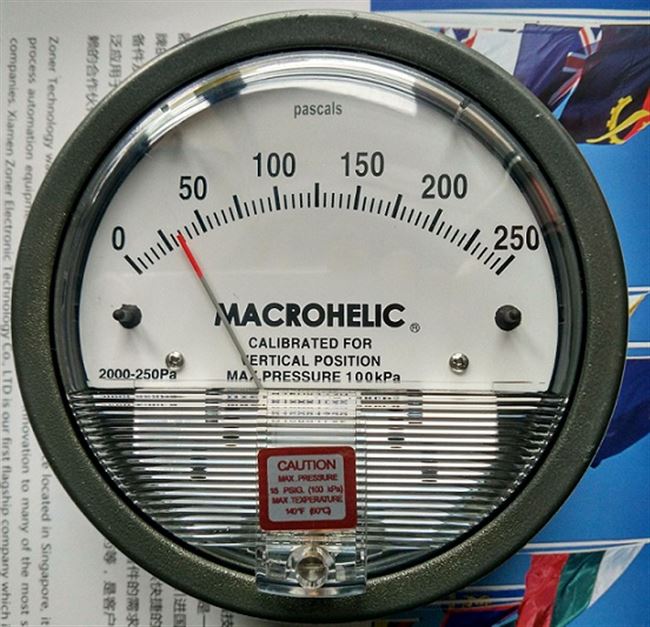 MACROHELIC压差计 微压差表,救护车负压表 - Image 3